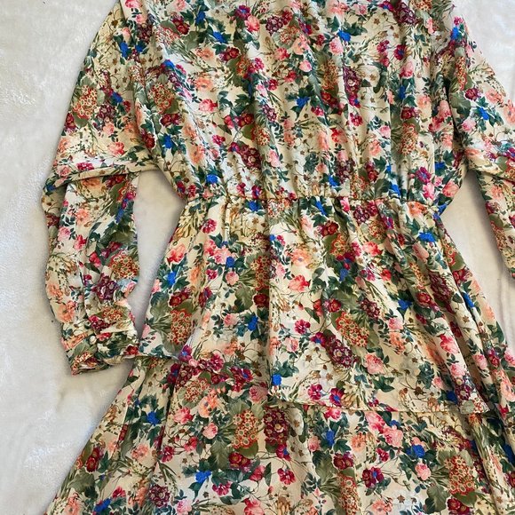 Zara full sleeve floral print dress - Picture 6 of 6
